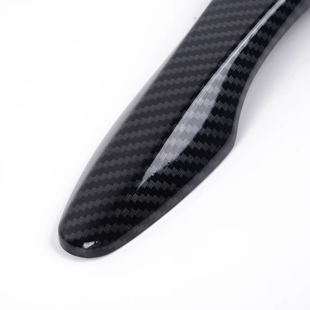Углеродное волокно сторона Смарт дверные ручки крышки планки для Nissan Altima 2013- США