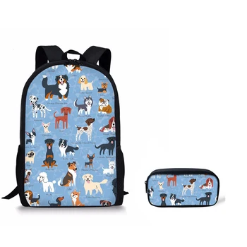 

Cute Dog Golden Retriever Print Boys Girls Backpack Travel Flower Animal Dogs Dayback For Teens Middle School Student Book Bag