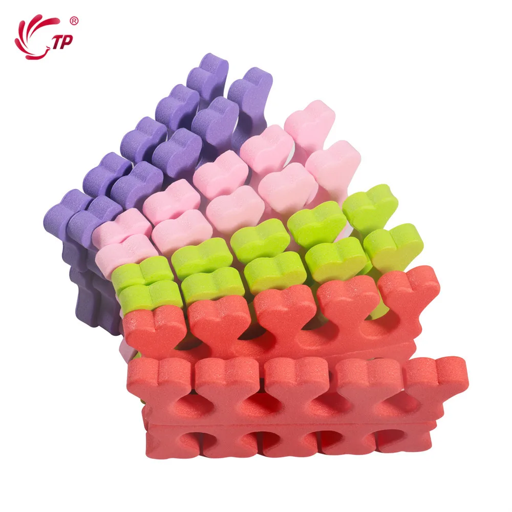 100pcs/Pack Toes Separators Professional Nail Art Fingers Foots Sponge Soft Gel UV Beauty Tools Polish Manicure Pedicure Divider