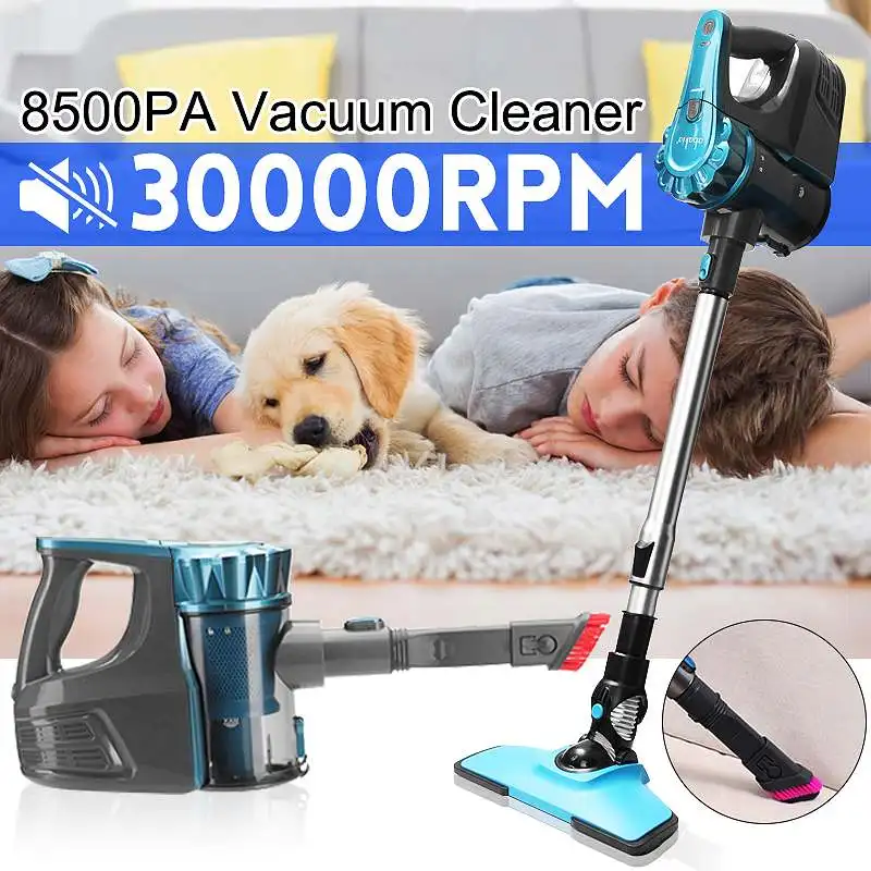 2 in 1 30000RPM 130W wireless Handheld Home Vacuum Cleaner Lightweight Large Suction Stick Handheld Portable Vacuum 100-240V