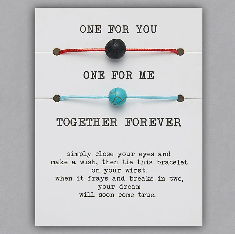 BR18Y0709-2 2 шт./компл. Wish Card Парные браслеты Регулируемые красные веревки плетеные золотые короны Сердце Звезда Крест браслет дружбы ювелирные изделия - Окраска металла: BR18Y0709-2