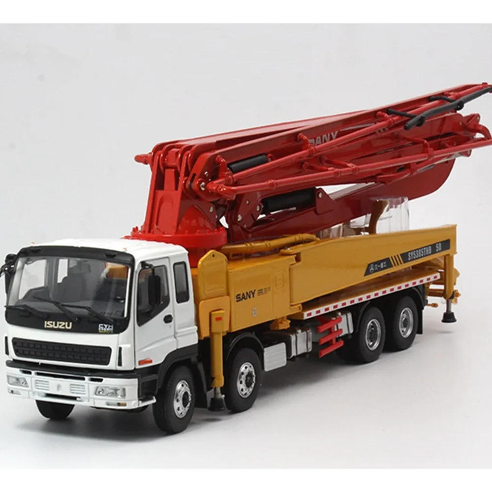 1:38 SANY 50 м X футов ISUZU грузовик установлен бетононасос литья под давлением модель