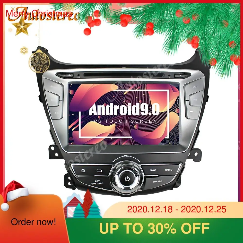 Px6 Android 9 0 DSP Автомобильный GPS навигатор для Hyundai Elantra 2014 2016 DVD плеер мультимедийный