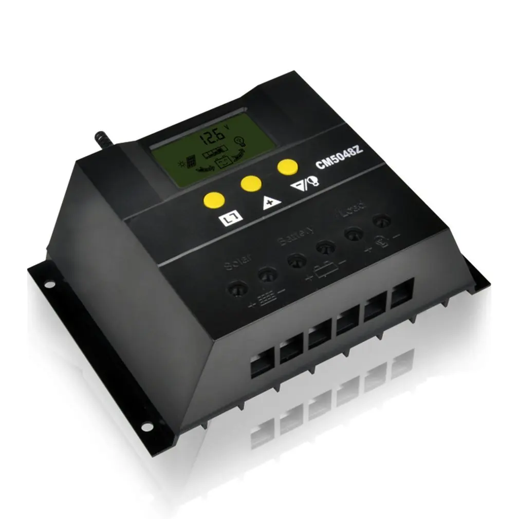 

30A Solar Regulator Solar Charge Controller LCD Solar Genetator Solar Panel Charge Regulator Black