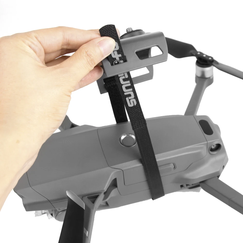 Equipment Extension Mount Adapter 1/4" Screw Connector for DJI Mavic 2 Connect Gopro Action OSMO Action with attached strap