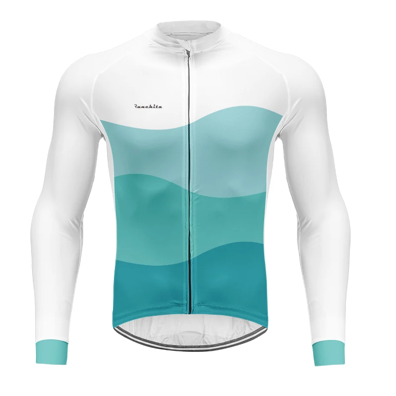 Ropa ciclismo Hombre Runchita Весенняя Мужская велосипедная одежда с длинными рукавами профессиональная команда Велосипедная Джерси гоночная велосипедная одежда - Цвет: F