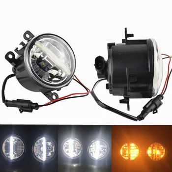 

Car Fog light Kit Angel Eye DRL Daytime Running Light 12V White Yellow For Ford Renault Opel Dacia Suzuki Mitsubishi Honda