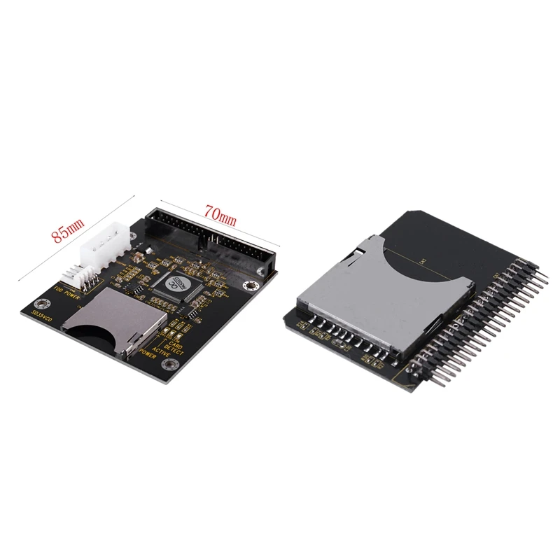 2 шт SD SDHC SDXC MMC карта для IDE 3,5 дюймов мужской адаптер 40Pin& 44-Pin