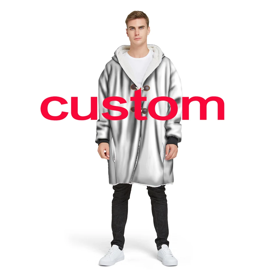 custom sherpa hoodie