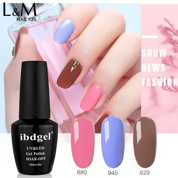 

18 pcs ibdgel Neon Color Gel Polish Manicure Nail Art Design Gel Nail Varnish 15ml Perfect Match Gel Polish Free Shipping