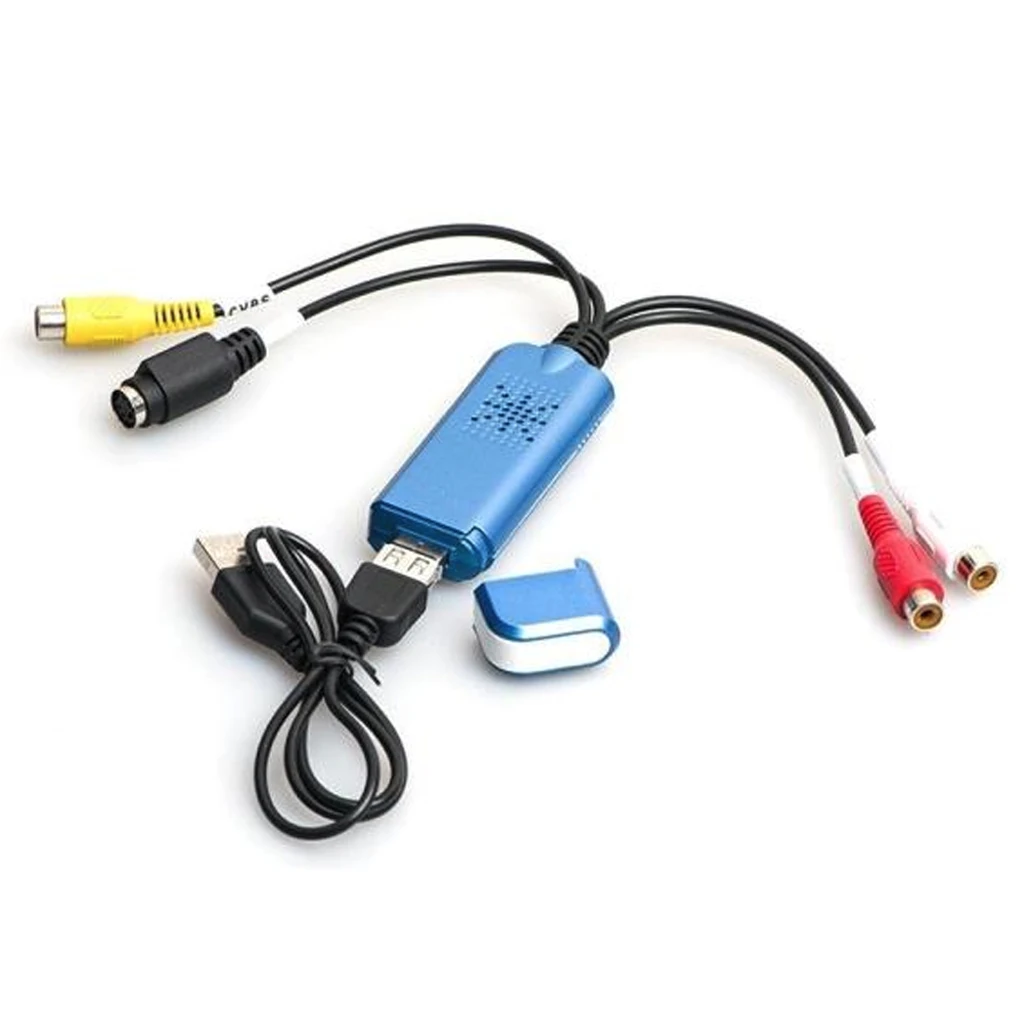 USB адаптер для видеозахвата с захватом чипсетом U tv 007 tv DVD VHS аудио Захват S-Video USB адаптер конвертер Поддержка Win7