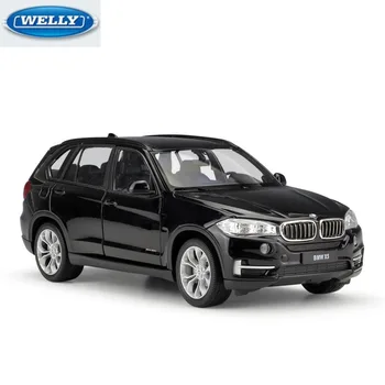 

WELLY 1:24 BW X5 SUV Off-road Vehicle Simulation Alloy Car Model Toy Gift Die-cast Metal Kids Toy Original Box Birthday Present