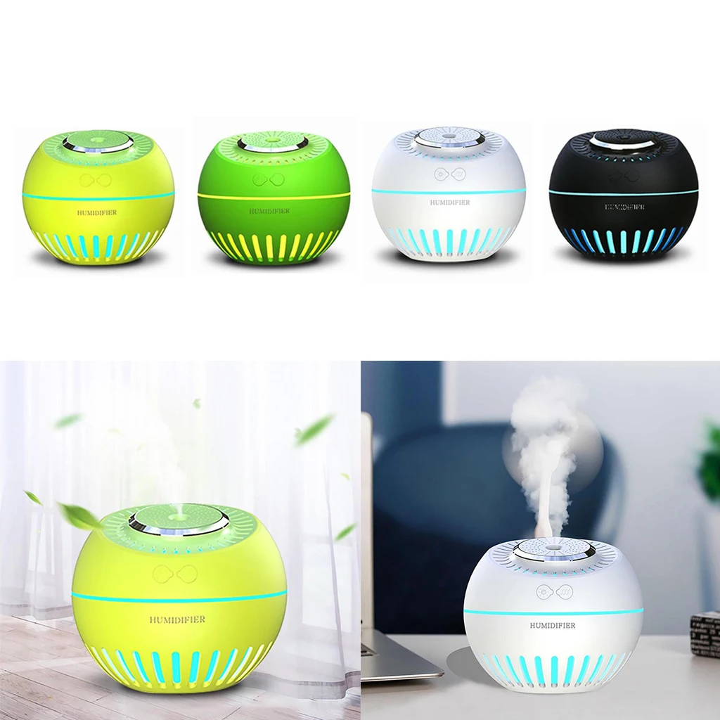Humidifier Bulb Light USB Air Diffuser Home Lamp Purifier 7 Color Night Light Humidifier For Office Home Bedroom Air Humidifier