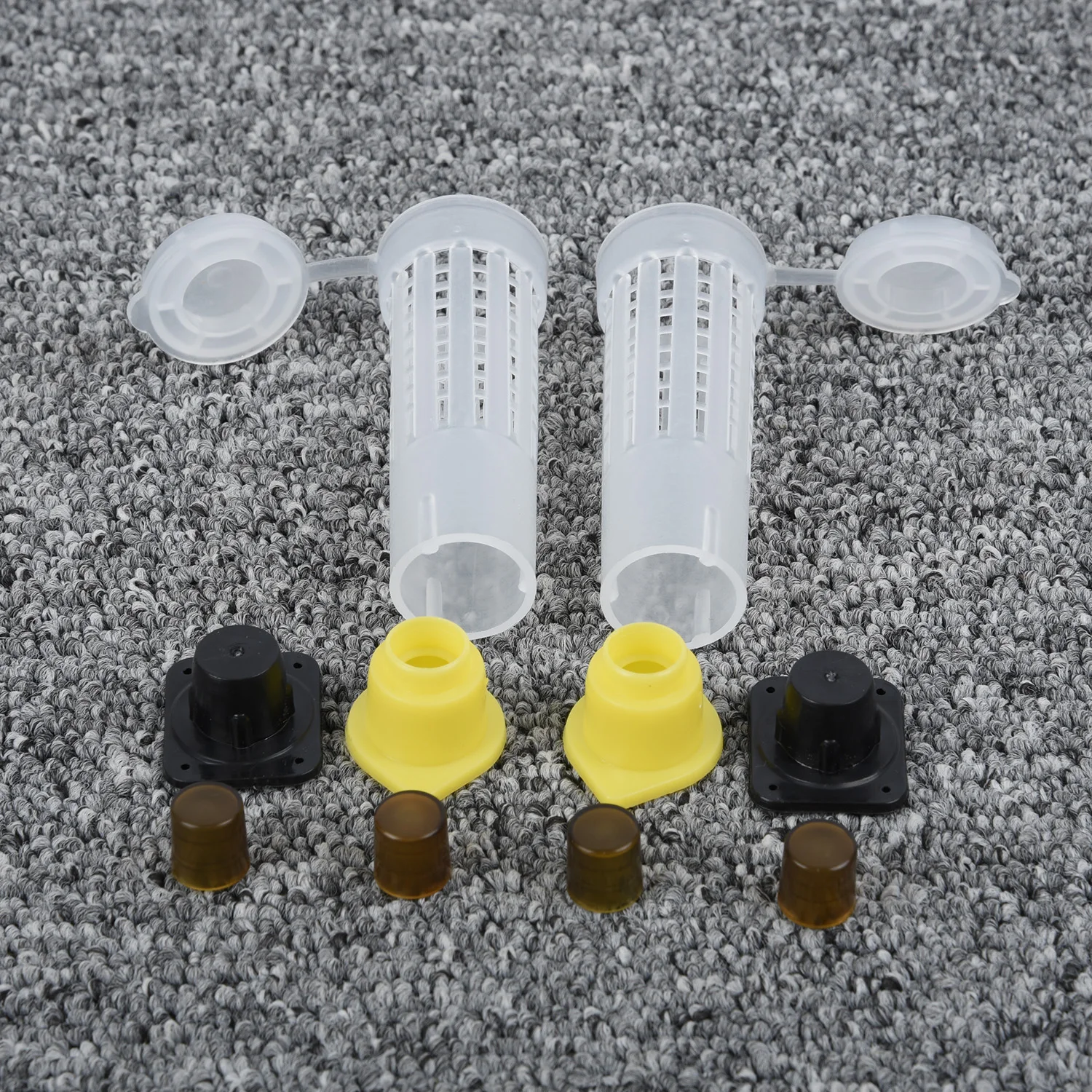 1 компл. queen Rearing Cupkit система Пчеловодство Ловца коробка инструмент+ 100 ячеек чашки