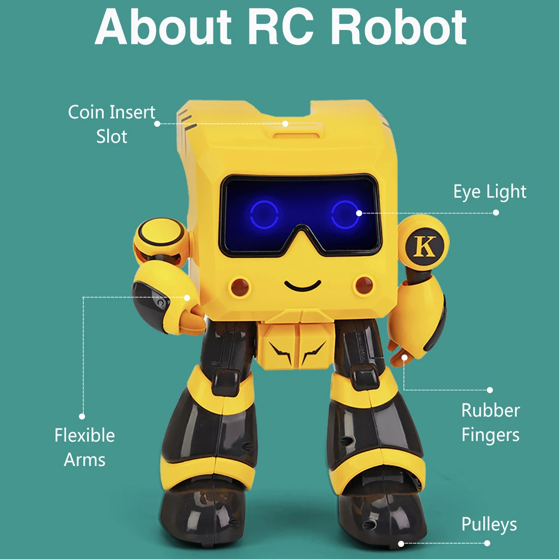 Радиоуправляемый робот JJRC R17 Детские интеллектуальные Обучающие роботы с сенсорным чувствительным танцем, история программирования, детские игрушки
