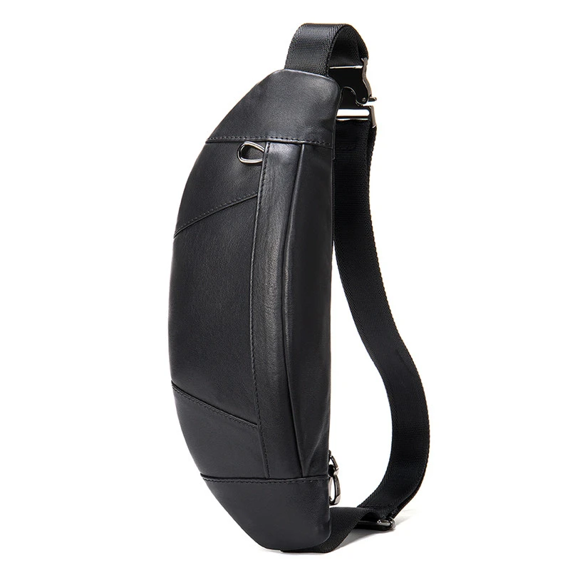 

Men Waist Bag Fanny Pack Male Belt Bag Shoulder Crossbody Waist Pack Man's Leather Chest Phone Pouch Hiking Daypack