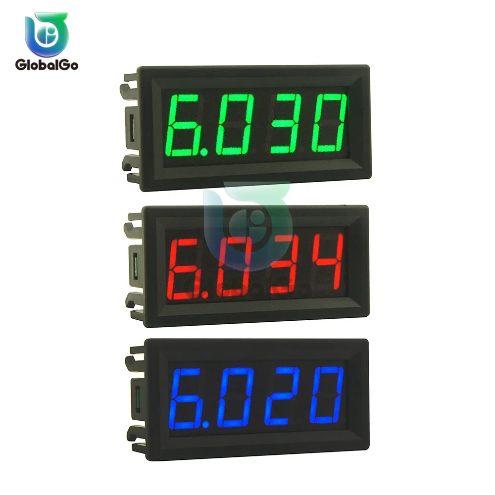 

DC 4-30V 0.56" Ammeter LED Digital Current Tester Panel Meter Gauge 0.56 inch 4 Bit Digital Ammeter 0-10A