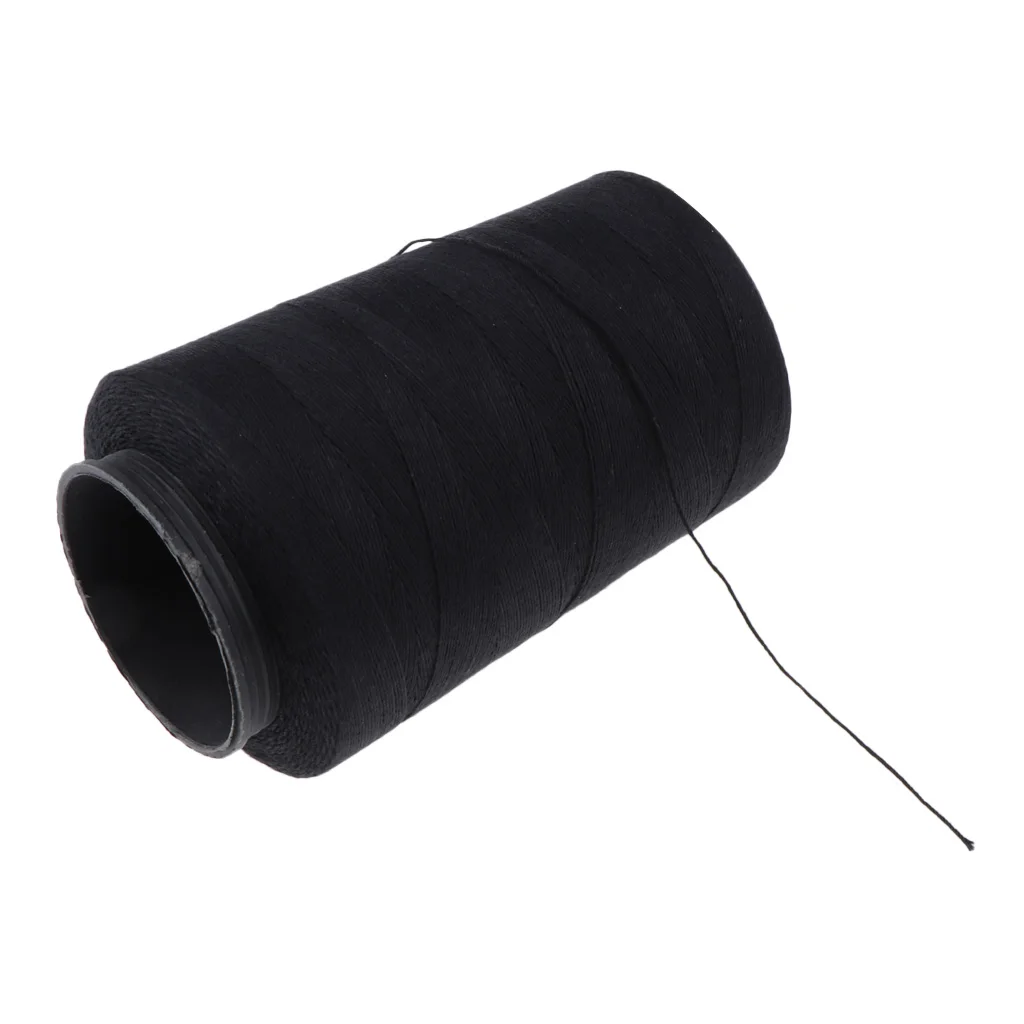 Black Cotton Thread For Wig Making Blocking Knitting Modeling Craft 902 Yard