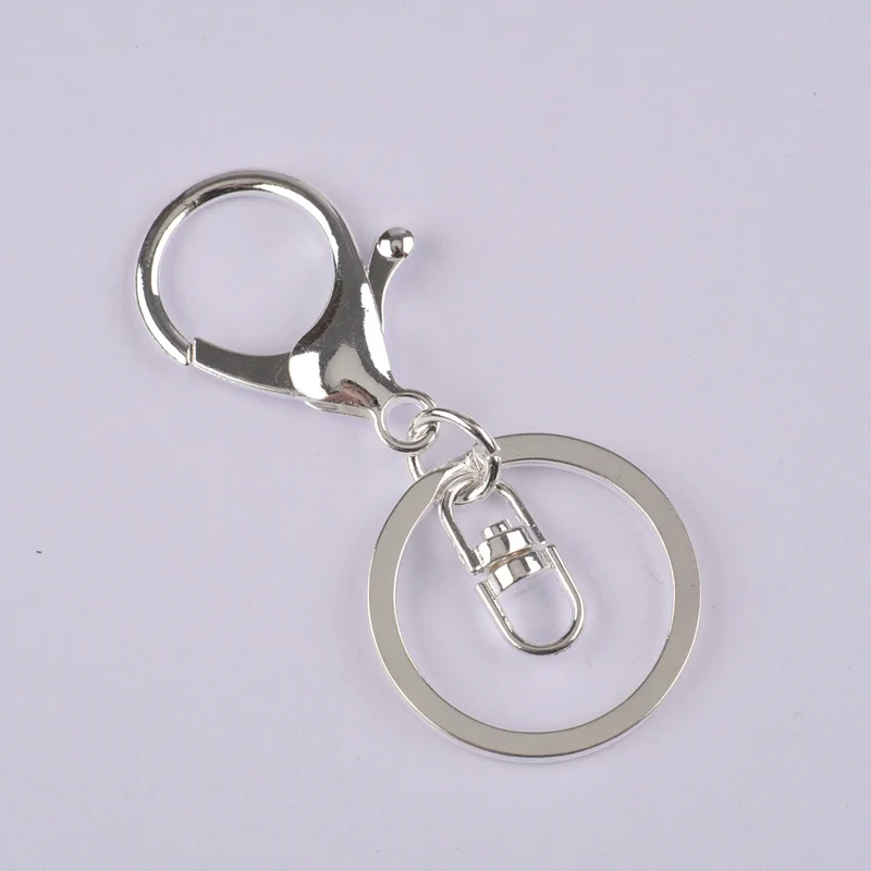 Silver Plated-A 70*30 мм 100 шт шарнирная застежка-Омар крючки Сплит Брелок разъем брелки DIY ювелирных изделий - Цвет: Silver Plated-A