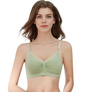 

Sports Bralette Women Push Up Bra Lingerie Fitness Sexy Tops Seamless Solid Quick Dry Padded Gym Sport