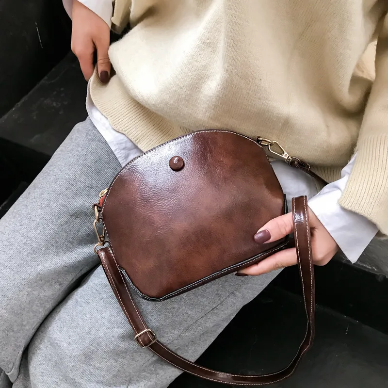 

Versatile Hot Selling CHIC Shoulder Bag Women's New Arrival 2019 New Style Fashion Korean-style Simple Retro Shoulder Bag Shell