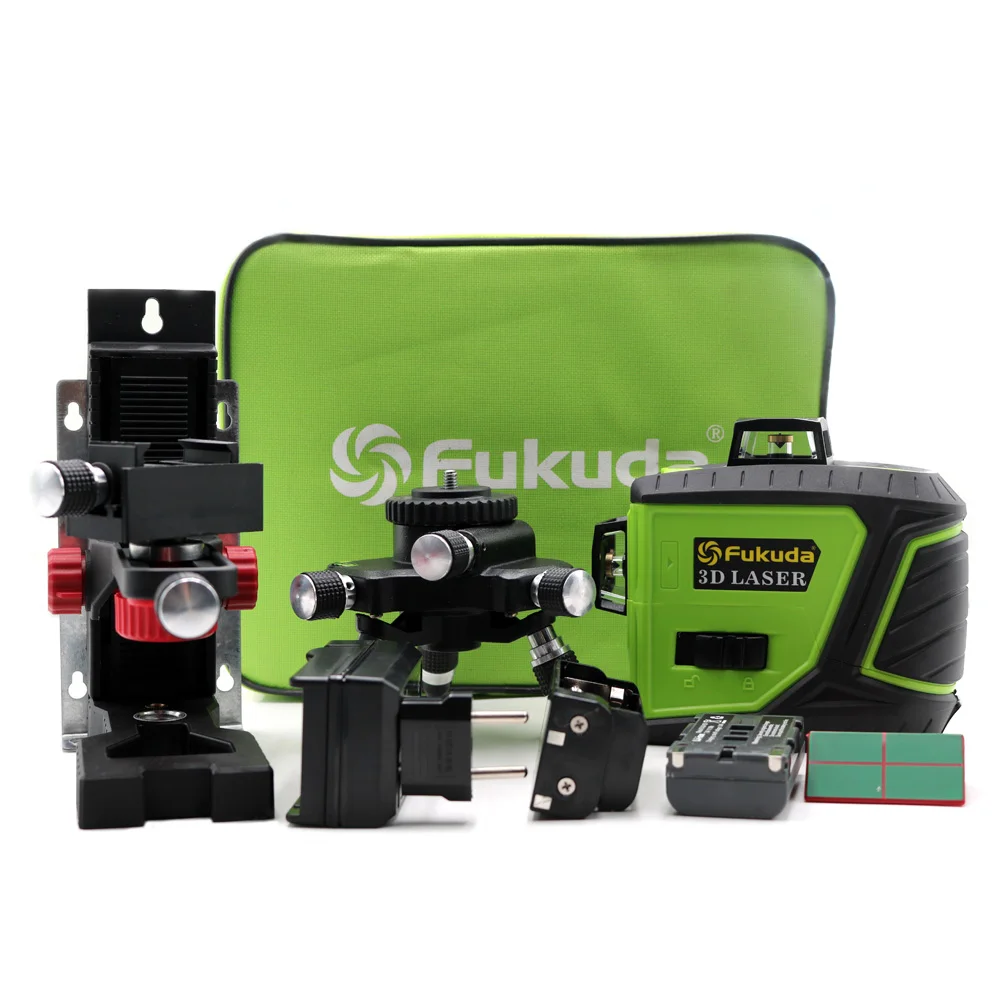 

New 12 Line 3D laser level 360 Vertical And Horizontal Laser Level Self-leveling Cross Line 515 NMSharp Laser Level with outdoor