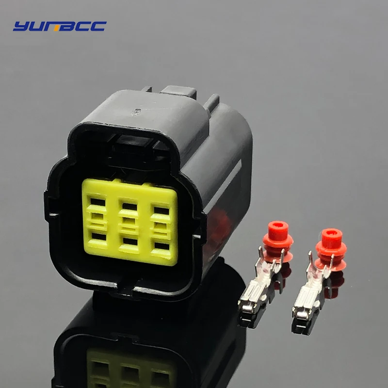 

5 Sets 6 pins accelerator pedal plug air conditioning pressure switch female connector 174262-2