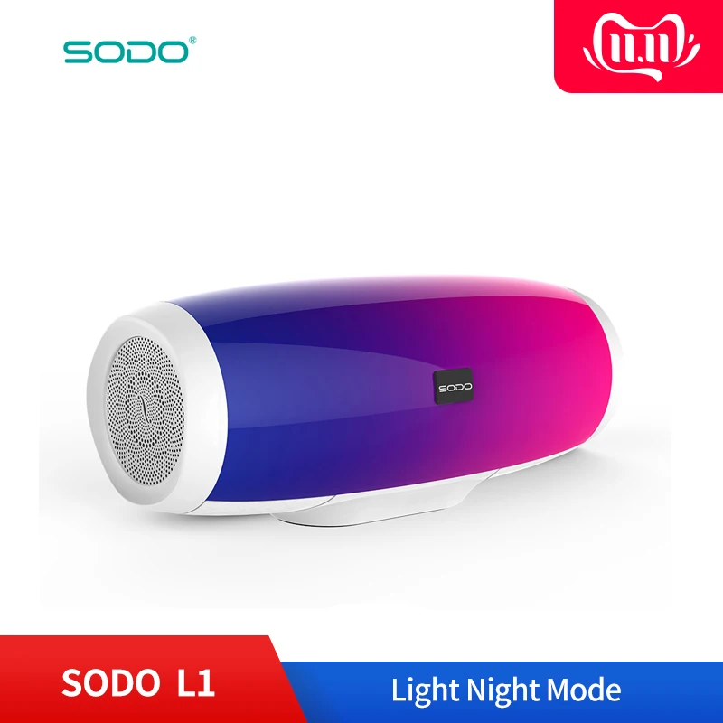 SODO L1 3D объемный звук Беспроводная Bluetooth колонка с глубокими басами 10 Вт система TF
