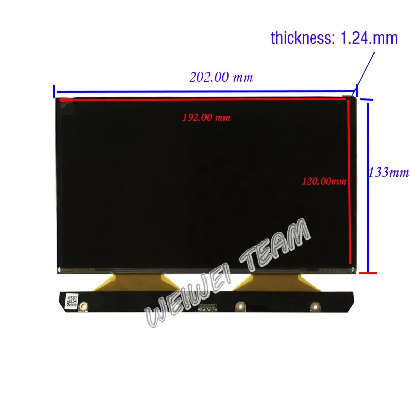 Монохромный ЖК-дисплей 8 9 дюйма 4k для anycubic Photon Mono X 3D принтер mono LCD s Mipi плата