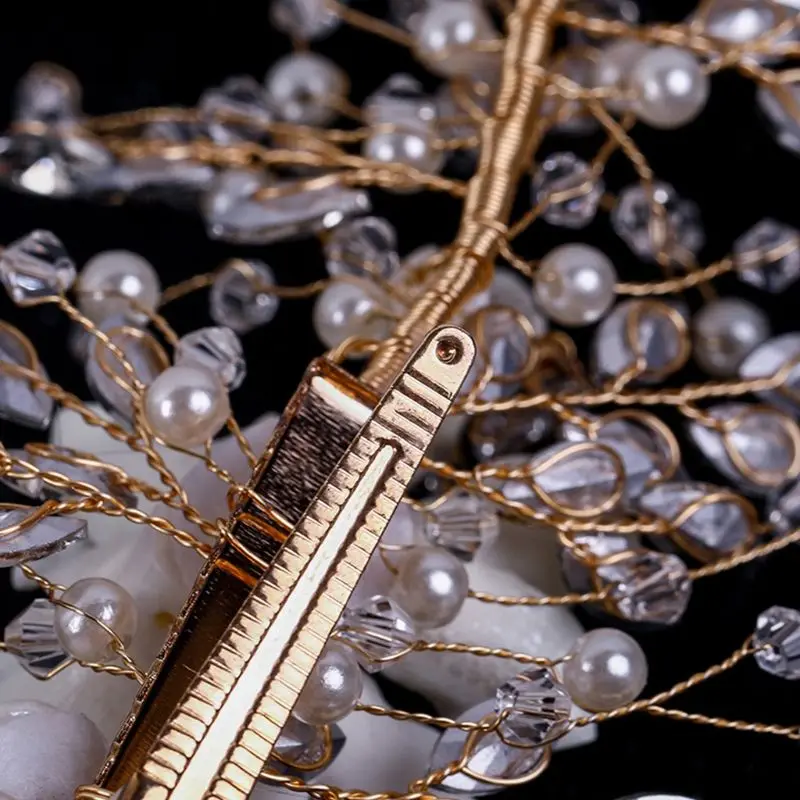 Women Rhinestone Hair Clip Bridal Wedding Hair Accessories Crystal Hairpin Romantic Jewelry Bride Hair Style Decor 2