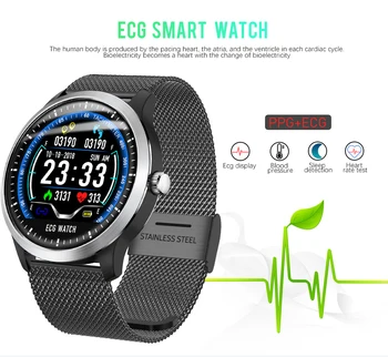 

LIGE ECG PPG smart watch heart rate monitor blood pressure smartwatch ecg display Sleep Fitness Tracker Smartwatch Android IOS
