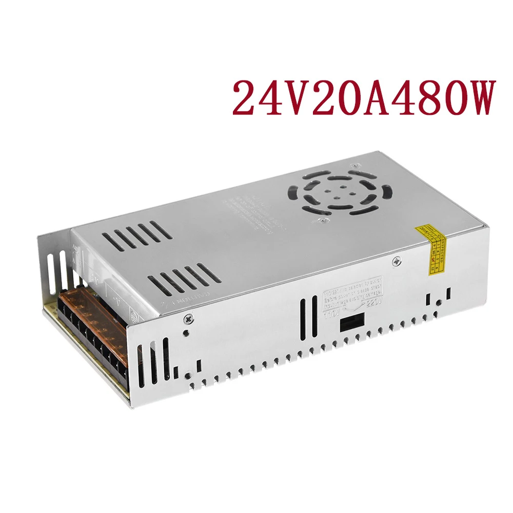 Новая модель 24V 20A 480W импульсный источник питания Драйвер для светодиодный дисплей полосы света AC100-240V поставщик фабрики 24V20A