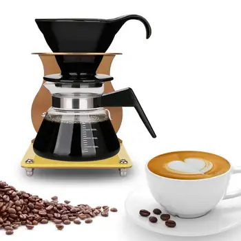 

Elegant Iron Coffee Maker Dripper Stand Rack Filter Cup Holder Accessory Coffee Make Machine Parts