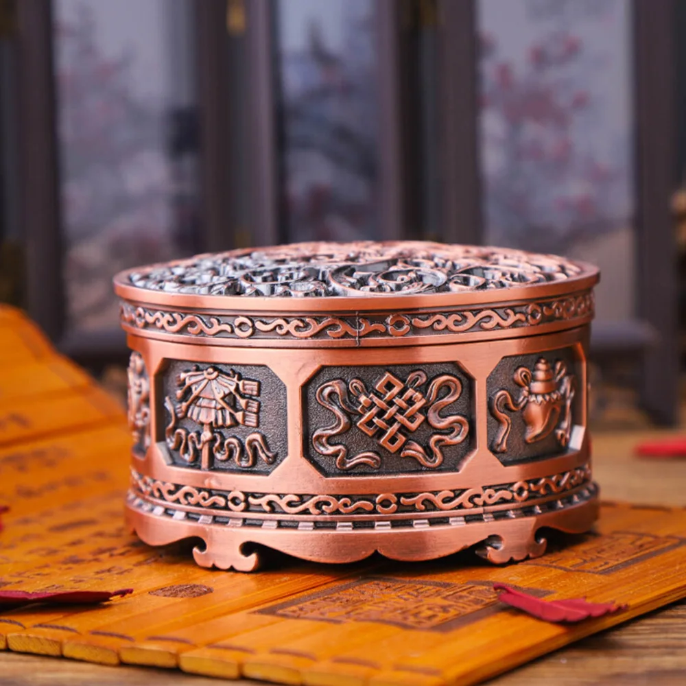 Zinc Alloy Incense Burner Holder Home Office Teahouse Home Decor Chinese Buddha Incense