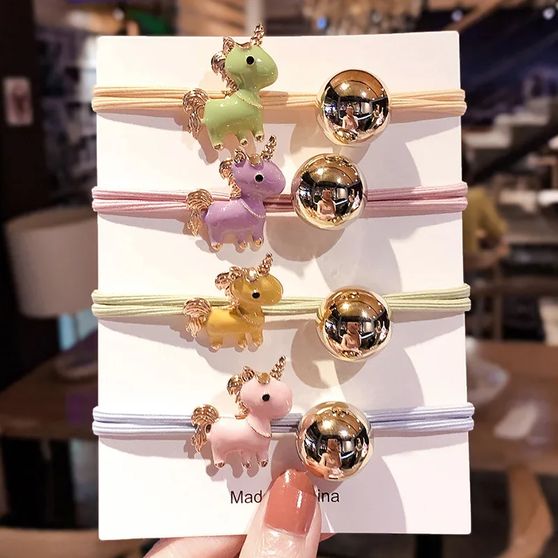 2020 New Fashion Flower Scrunchie Women Girls Elastic Hair Rubber Bands Accessories For Girls Lady Tie Hair Rope Ring Headdress