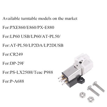 

Magnetic Cartridge Stylus With LP Vinyl Needle Accessories For Phonograph Turntable Gramophone Record Stylus Needle