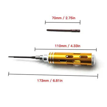 

12 in 1 Hex 1.5/2.0/2.5/3.0mm Screwdrivers for Drone RC Helicopter Aircraft 30DC11