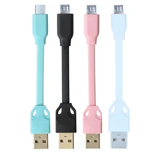 10 см Micro USB короткий кабель для передачи данных и зарядки шнур для синхронизации зарядки