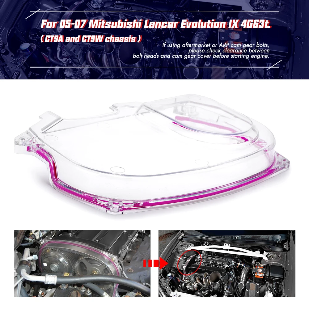 LZONE Clear Cam зубчатый ременный шкив для Mitsubishi Lancer Evolution EVO 9 IX Mivec 4G63 JR6334|lzone racing|timing belt