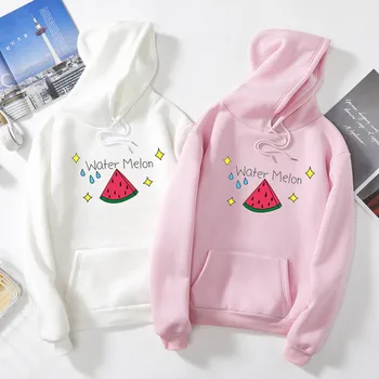 

Print Sweatshirt Woman Hoodies Long Sleeve Women Pullovers Winter Autumn Hooded Female Tops Girl Lady Hoodies For Women Pullover