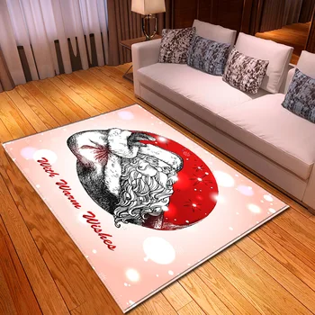 

christmas tree decorations Carpet 3D Xmas Dinning Room Fireplace Mat christmas decorations for home Carpets Kids Christmas gifts