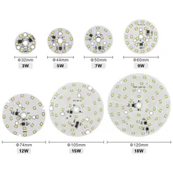 2022NEW LED Chip for Downlight 3W 5W 7W 9W 12W 15W 18W SMD 2835 Round Light Beads AC 220V-240V Led Downlight Chip Lighting
