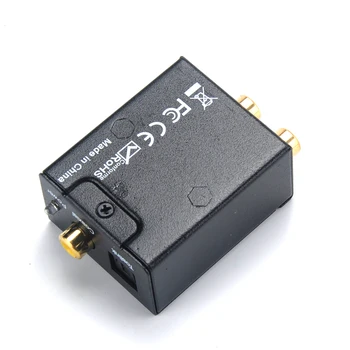 

High Quality Digital Optical Toslink SPDIF Coax Coaxial to Analog L/R Audio Signal Converter Adapter