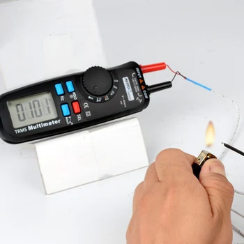 

Mini Digital Multimeter Counts Test Tool Multi Meter Temperature Measurement AC Direct Current DM92A ALI88