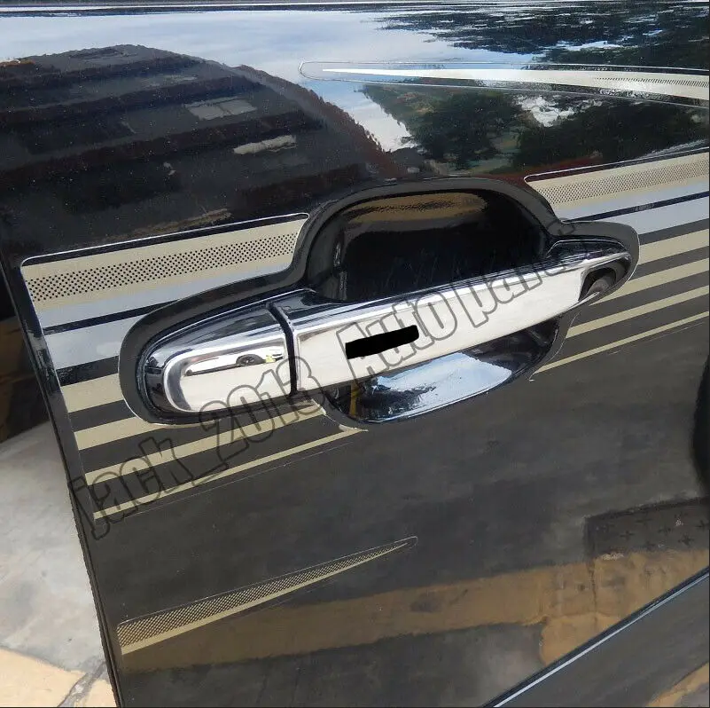 Модификация автомобиля, автомобильные аксессуары, нержавеющая сталь, автомобильная дверная ручка, Накладка для Toyota prado 2700 2003-2009