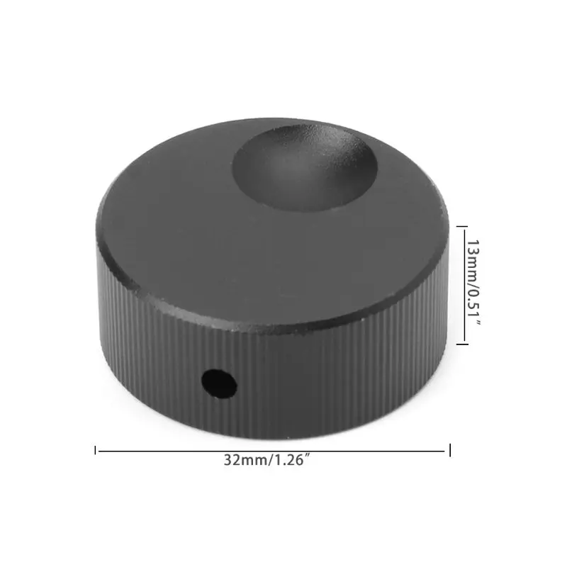 13x32 мм ручки потенциометра крышка Алюминиевый Регулятор громкости мультимедийные колонки запасные части для HIFI аудио усилитель