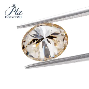 

4x6mm 2020 Hot Sale Champagne Emerald Stone High Quality Loose Moissanite Supplier Factory Direct Supply Diamond Ring