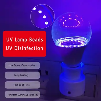 

2020 New Arrivals Sterilizing bulb UV germicidal lamp Disinfection Lamp sterilizer LED Lights Home Clean Air Kill Mites