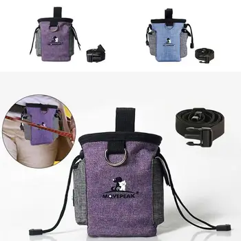 

Portable Pet Dog Treat Pouch Dog Obedience Agility Training Treat Bags Detachable Pup Feed Pocket Puppy Snack Reward Waist Bag