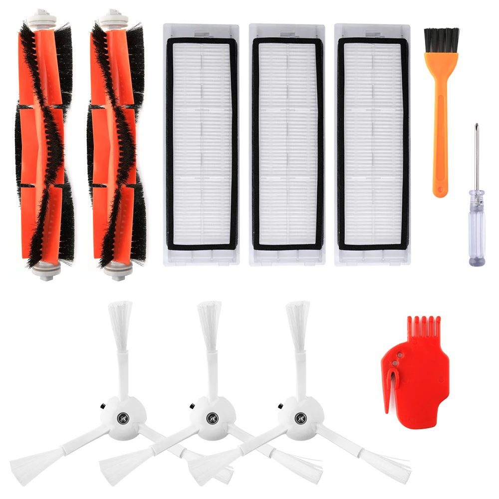 

Suitable for Xiaomi Robot Vacuum Cleaner mijia 1/ 1S roborock Spare Parts Kits Side Brushes HEPA Filter Roller brush replacement